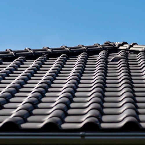 Toit démoussé et rénové